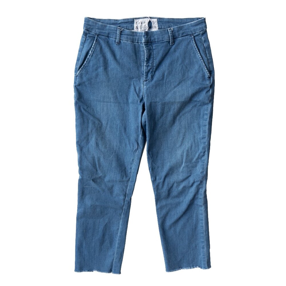 Frank and Eileen Wicklow Jeans Ankle Stretch High Waist Classic Crop Denim Pant